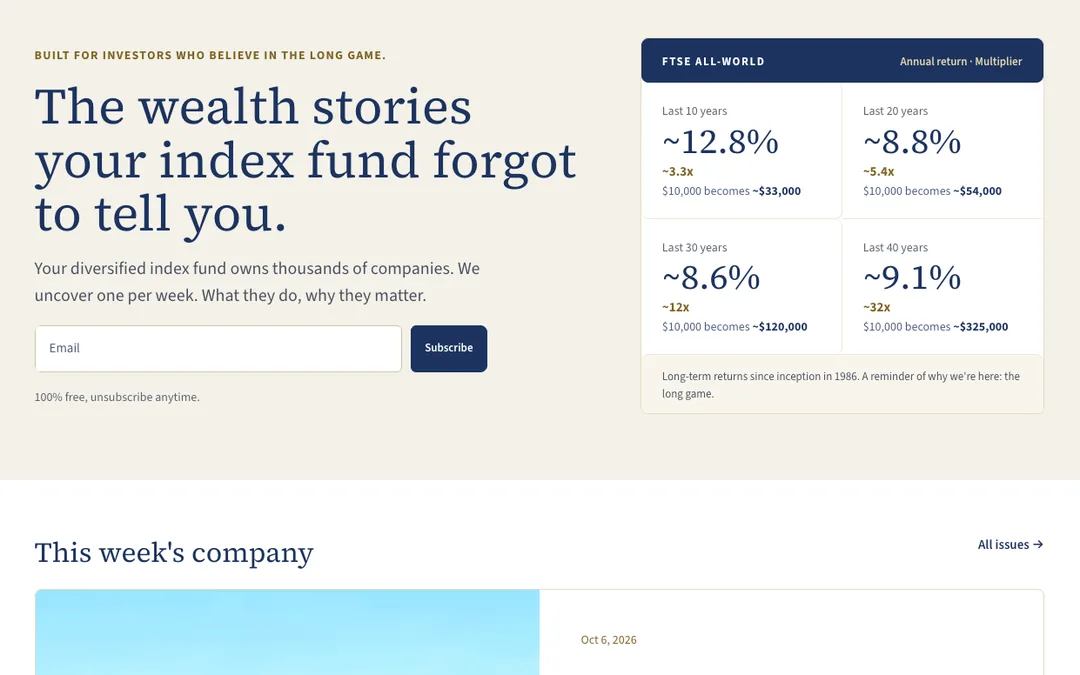 90 Percent website before the change